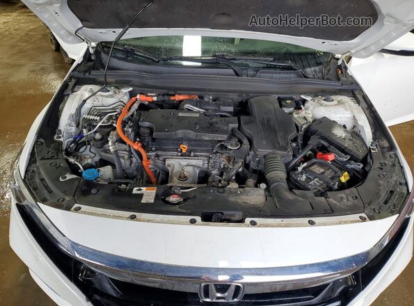 1HGCV3F97LA007680 2020 HONDA ACCORD Белый Вид задней части салона