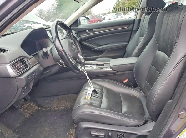 1HGCV3F97NA005950 2022 HONDA ACCORD Gray Widok wnętrza z przodu