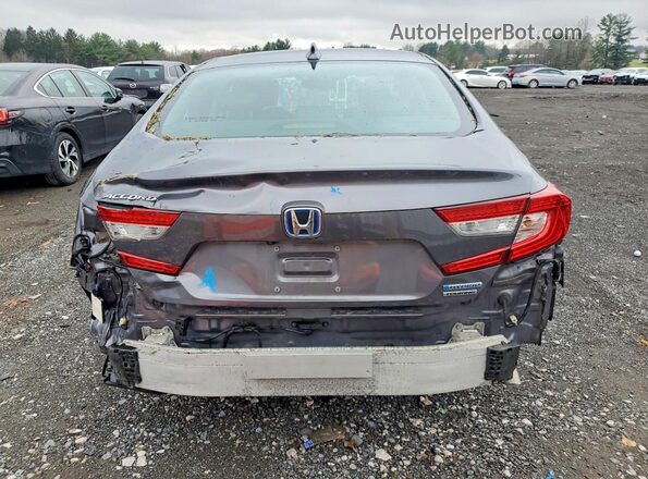 1HGCV3F97NA005950 2022 HONDA ACCORD Gray Widok z tyłu