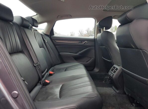 1HGCV3F97NA005950 2022 HONDA ACCORD Gray Widok tylnych siedzeń