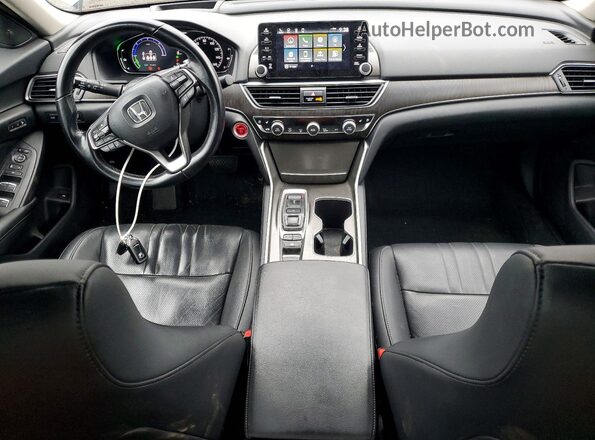 1HGCV3F97NA005950 2022 HONDA ACCORD Gray Widok deski rozdzielczej