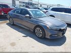 2018 Honda Accord Hybrid Touring Gray vin: 1HGCV3F98JA011041