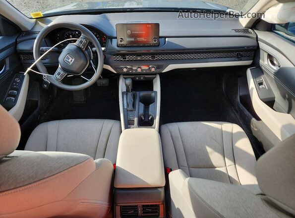 1HGCY1F20SA091872 2025 HONDA ACCORD Синий Вид панели приборов