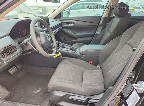 1HGCY1F22SA066505 2025 HONDA ACCORD Черный Вид салона спереди