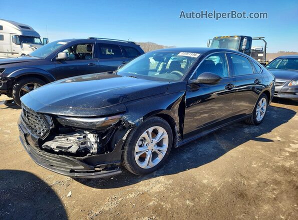 1HGCY1F22SA067119 2025 HONDA ACCORD Black Przód lewy