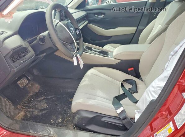 1HGCY1F23SA032055 2025 HONDA ACCORD Красный Вид салона спереди