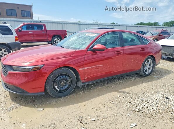 1HGCY1F23SA032055 2025 HONDA ACCORD Красный Передняя левая четверть