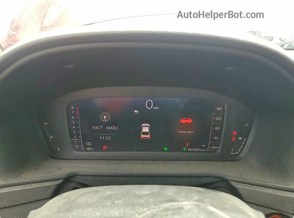 1HGCY1F23SA032055 2025 HONDA ACCORD Красный Вид щитка приборов