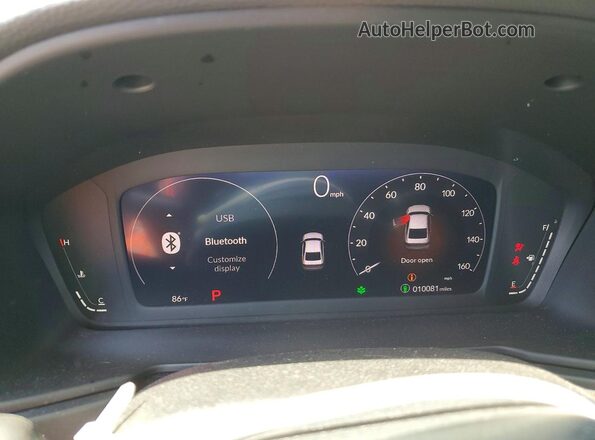 1HGCY1F25SA075487 2025 HONDA ACCORD Charcoal Widok zestawu wskaźników