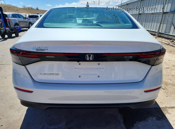 1HGCY1F26PA011336 2023 HONDA ACCORD Белый Вид сзади