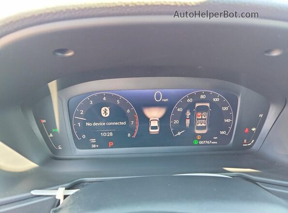 1HGCY1F27SA016733 2025 HONDA ACCORD Угольный Вид щитка приборов