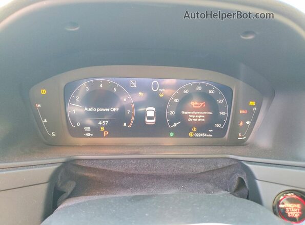 1HGCY1F28RA074635 2024 HONDA ACCORD White Вид щитка приладів
