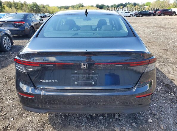 1HGCY1F2XRA075883 2024 HONDA ACCORD Черный Вид сзади