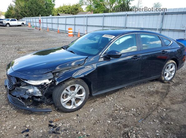 1HGCY1F2XRA075883 2024 HONDA ACCORD Черный Передняя левая четверть