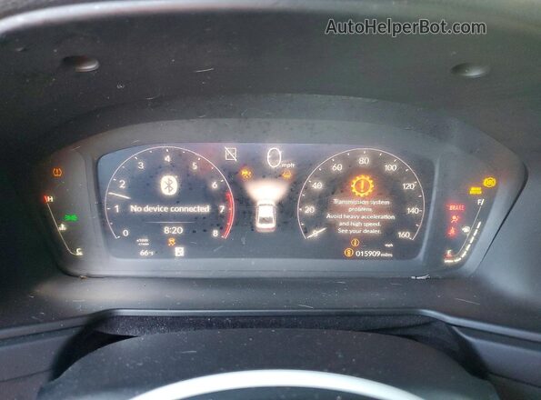 1HGCY1F2XSA040220 2025 HONDA ACCORD Blue Instrument cluster view