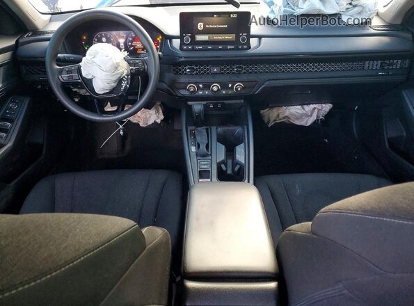 1HGCY1F2XSA040220 2025 HONDA ACCORD Blue Dashboard view