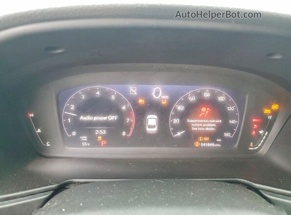 1HGCY1F30RA016804 2024 HONDA ACCORD Синий Вид щитка приборов