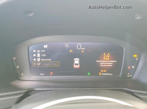 1HGCY1F30RA048085 2024 HONDA ACCORD Белый Вид щитка приборов