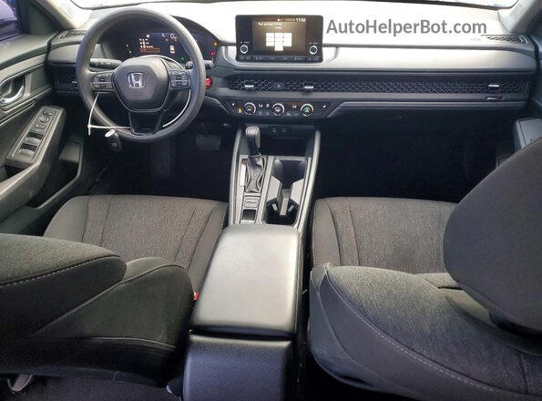 1HGCY1F30RA048085 2024 HONDA ACCORD Белый Вид панели приборов