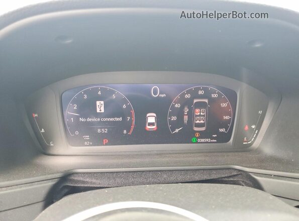 1HGCY1F33RA044127 2024 HONDA ACCORD Silver Widok zestawu wskaźników