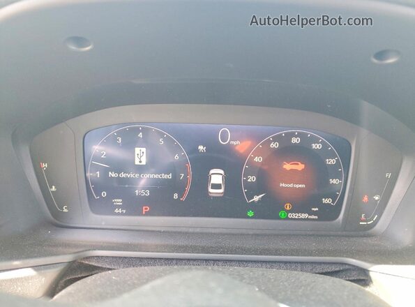 1HGCY1F46SA030902 2025 HONDA ACCORD Gray ხელსაწყოთა პანელის ხედი