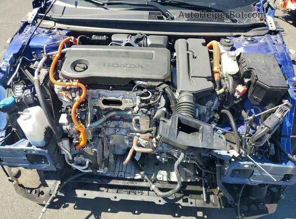 1HGCY2F50RA084902 2024 HONDA ACCORD Blue Вид задньої частини салону