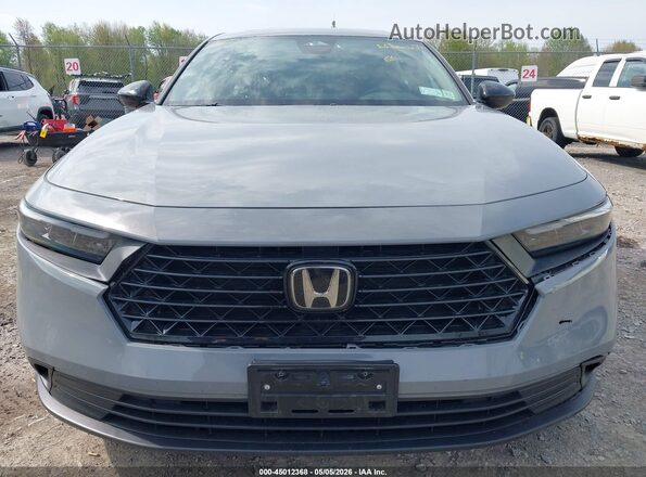 1HGCY2F52RA010641 2024 HONDA ACCORD HYBRID Серый Вид задней части салона
