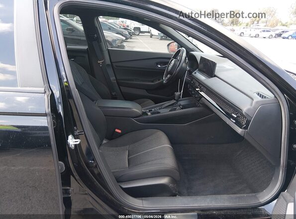 1HGCY2F52RA028539 2024 HONDA ACCORD HYBRID Черный Вид салона спереди