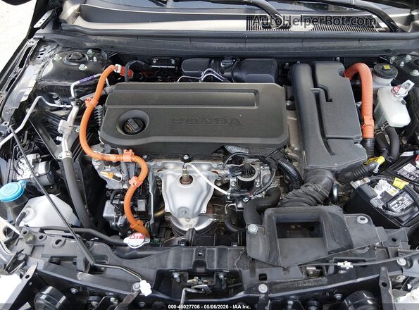1HGCY2F52RA028539 2024 HONDA ACCORD HYBRID Черный Вид сзади