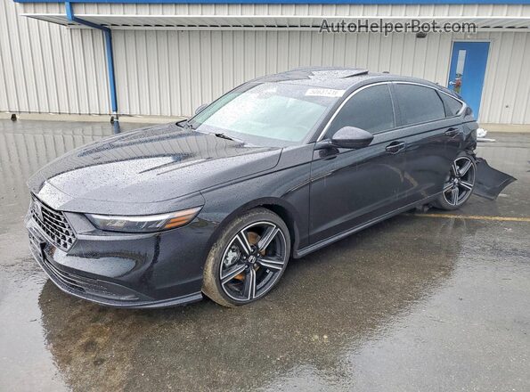 1HGCY2F52SA091792 2025 HONDA ACCORD Черный Передняя левая четверть