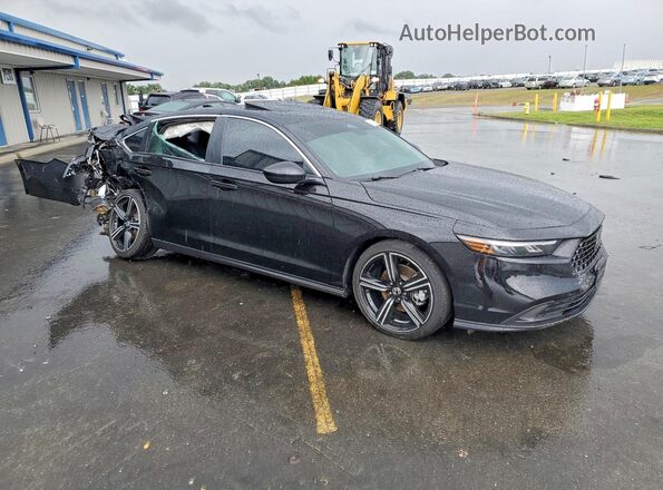 1HGCY2F52SA091792 2025 HONDA ACCORD Черный Передняя правая четверть