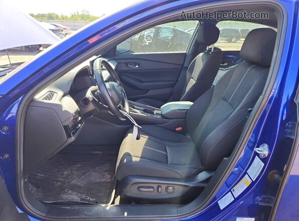 1HGCY2F53PA025274 2023 HONDA ACCORD Blue Widok wnętrza z przodu