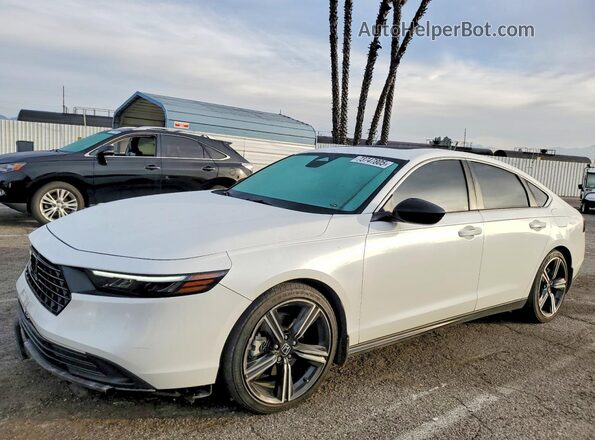 1HGCY2F53RA086787 2024 HONDA ACCORD Белый Передняя левая четверть