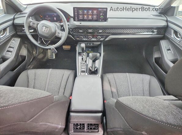 1HGCY2F54SA089204 2025 HONDA ACCORD White Вид панелі приладів