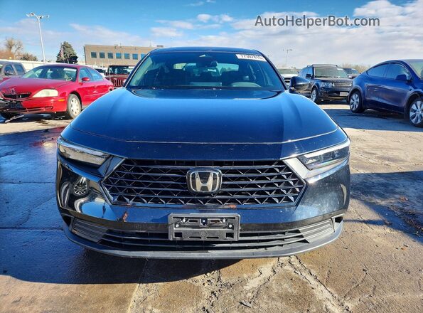 1HGCY2F55PA047227 2023 HONDA ACCORD Black Widok z przodu