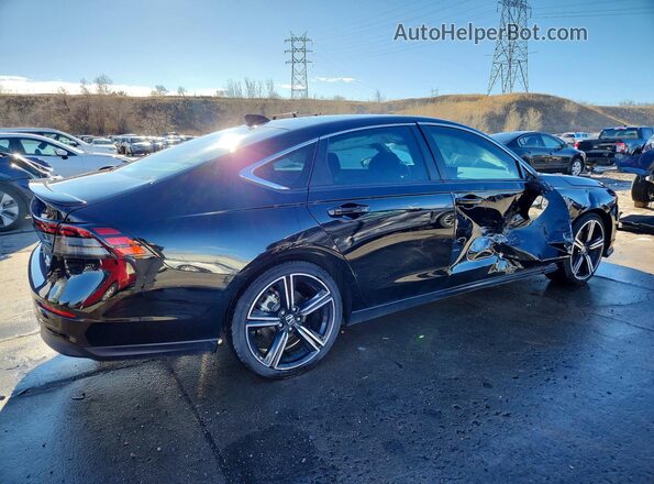 1HGCY2F55PA047227 2023 HONDA ACCORD Black Tył prawy