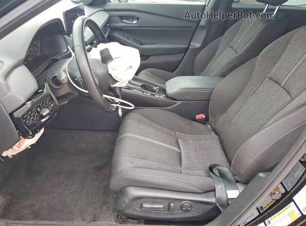 1HGCY2F56SA056558 2025 HONDA ACCORD Черный Вид салона спереди