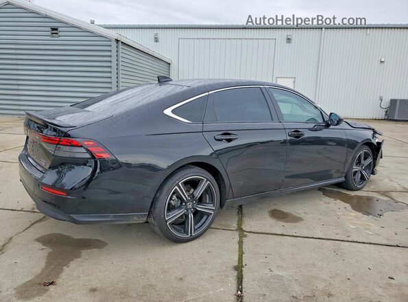 1HGCY2F56SA056558 2025 HONDA ACCORD Черный Задняя правая четверть