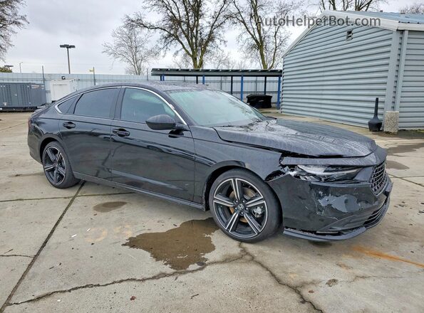 1HGCY2F56SA056558 2025 HONDA ACCORD Черный Передняя правая четверть