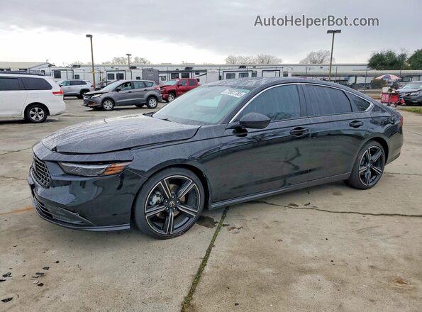 1HGCY2F56SA056558 2025 HONDA ACCORD Черный Передняя левая четверть