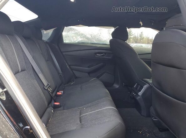 1HGCY2F56SA091584 2025 HONDA ACCORD Black უკანა სავარძლების ხედი