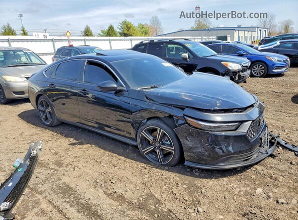 1HGCY2F56SA091584 2025 HONDA ACCORD Black წინა მარჯვენა