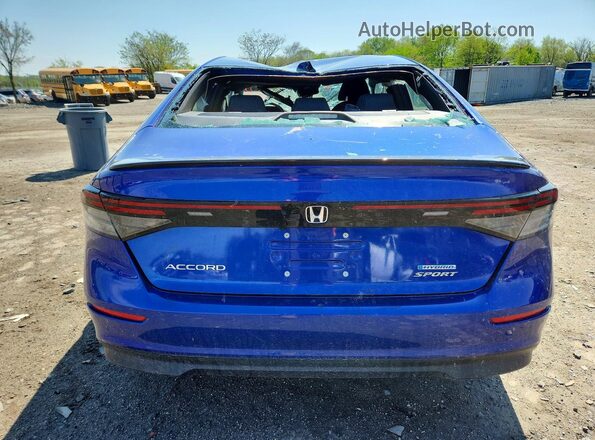 1HGCY2F57RA010506 2024 HONDA ACCORD Синий Вид сзади