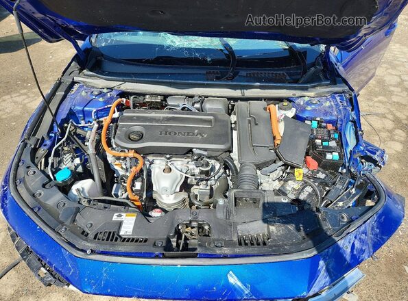 1HGCY2F57RA010506 2024 HONDA ACCORD Синий Вид задней части салона