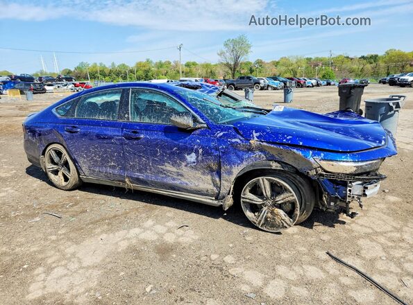 1HGCY2F57RA010506 2024 HONDA ACCORD Синий Передняя правая четверть