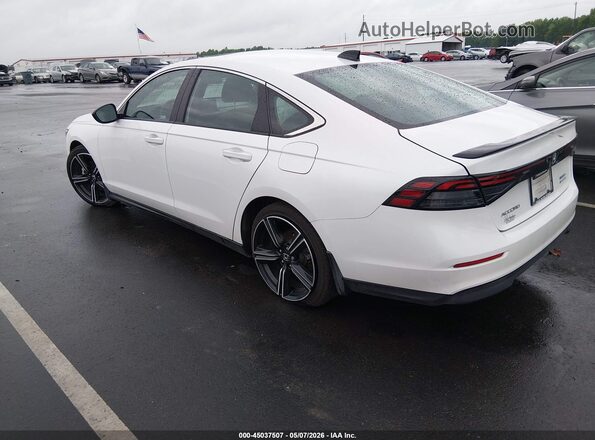 1HGCY2F57RA089272 2024 HONDA ACCORD HYBRID Белый Задняя левая четверть