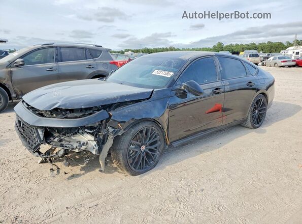 1HGCY2F57SA019471 2025 HONDA ACCORD Черный Передняя левая четверть