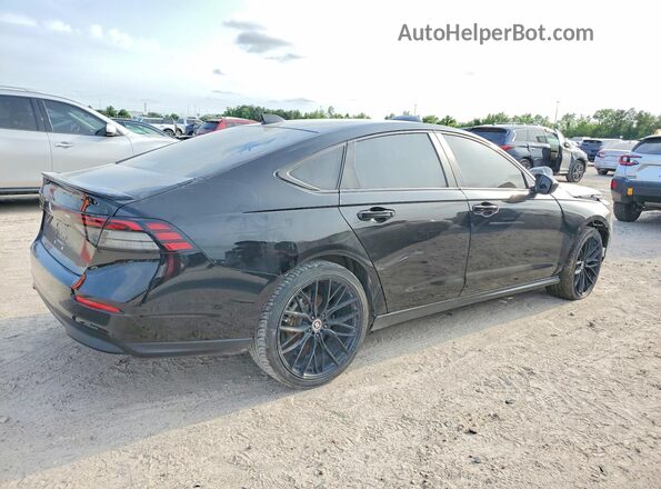 1HGCY2F57SA019471 2025 HONDA ACCORD Черный Задняя правая четверть