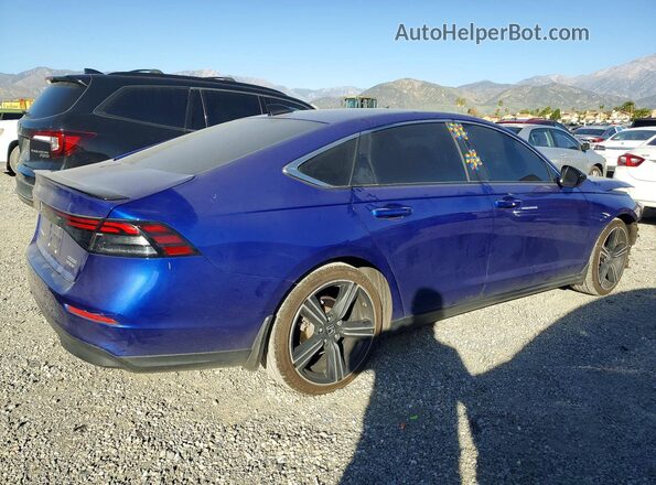 1HGCY2F58PA039770 2023 HONDA ACCORD Blue Trasero derecho