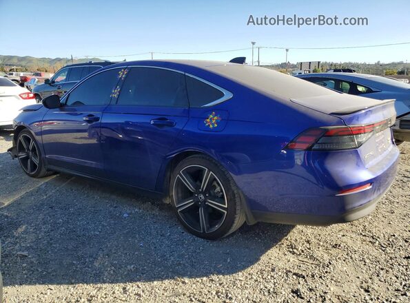 1HGCY2F58PA039770 2023 HONDA ACCORD Blue Trasero izquierdo